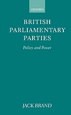 British parliamentary parties : policy and power