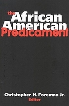 The African-American predicament