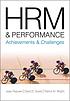 HRM and performance : achievements and challenges by Jaap Paauwe
