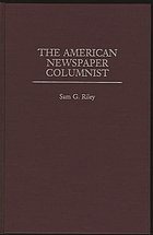 The American newspaper columnist