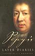 Pepys's later diaries von Samuel Pepys