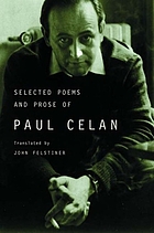 Selected poems and prose of Paul Celan