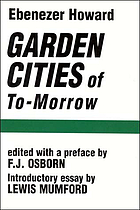 Garden cities of to-morrow