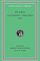 The statesman. Philebus. Ion