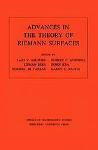 Advances in the theory of Riemann surfaces; proceedings of the 1969 Stony Brook conference