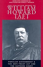 Popular government and the Anti-Trust Act and the Supreme Court