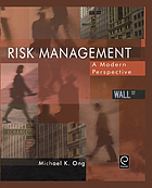 Risk management : a modern perspective