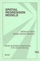 Spatial regression models