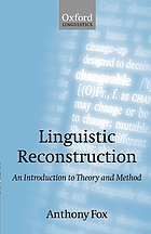 Linguistic reconstruction : an introduction to theory and method
