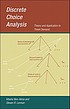 Discrete choice analysis : theory and application... de Moshe Ben-Akiva