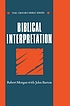 Biblical interpretation