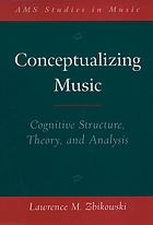 Conceptualizing music : cognitive structure, theory, and analysis