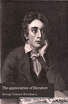 The appreciation of literature,