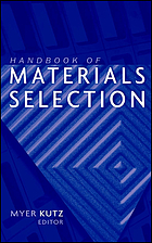 Handbook of materials selection.