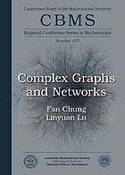 Complex graphs and networks