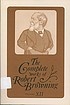 The complete works of Robert Browning : with variant... von Robert Browning