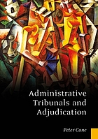 Administrative tribunals and adjudication