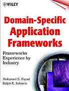 Domain-specific application frameworks : frameworks experience by industry