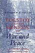 Tolstoy and the genesis of 