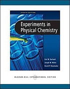 Experiments in physical chemistry