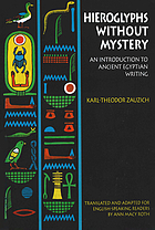 Hieroglyphs Without Mystery: An Introduction to Ancient Egyptian Writing cover image