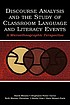 Discourse analysis & the study of classroom language & literacy events : a microethnographic perspective