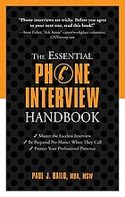 The essential phone interview handbook