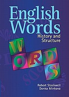 English words : history and structure