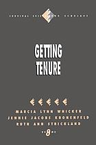 Getting tenure
