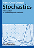 Stochastics : introduction to probability theory... by  Hans-Otto Georgii 
