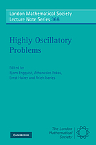 Highly oscillatory problems