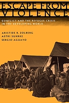 Escape from violence : conflict and the refugee crisis in the developing world