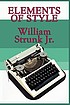 Elements of style door William Strunk