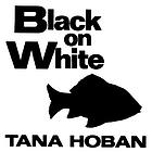 Black on white