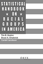 Statistical handbook on racial groups in the United States