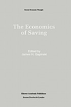The Economics of saving