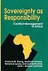 Sovereignty as responsibility : conflict management in Africa
