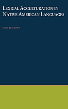 Lexical acculturation in Native American languages