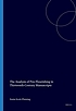 The analysis of pen flourishing in thirteenth-century... by  Sonia Scott-Fleming 