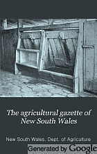 The agricultural gazette of New South Wales.