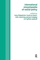 International encyclopedia of social policy