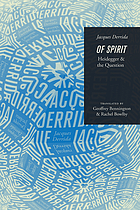 Of spirit : Heidegger and the question