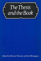 The Thesis and the book