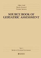 Source book of geriatric assessment
