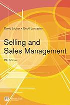 Selling and sales management