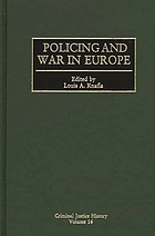Policing and war in Europe