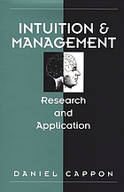 Intuition and management : research and application