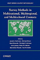 Survey methods in multinational, multiregional, and multicultural contexts