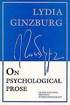 On psychological prose