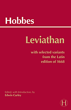 Leviathan : with selected variants from the Latin edition of 1668